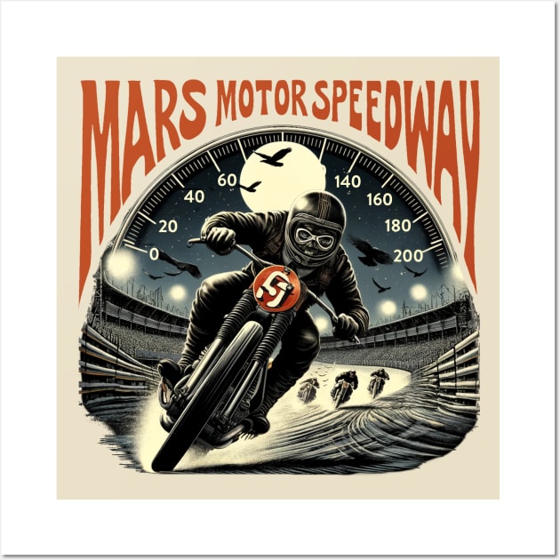 Mars Motor Speedway (B26) Wall Art by Mars Motor Speedway